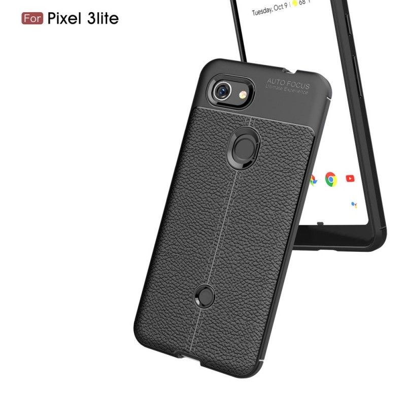 Skal Google Pixel 3A Svart Dubbelt Linjé Lächeffekt