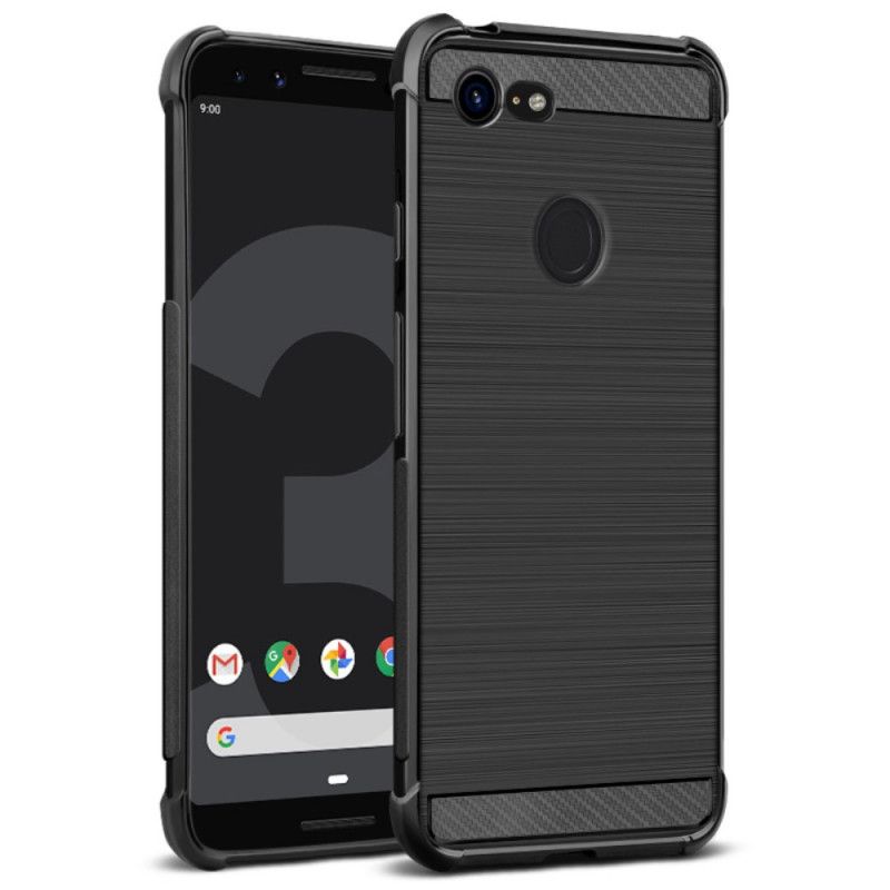 Skal Google Pixel 3 Imak Borstad Kolfiber