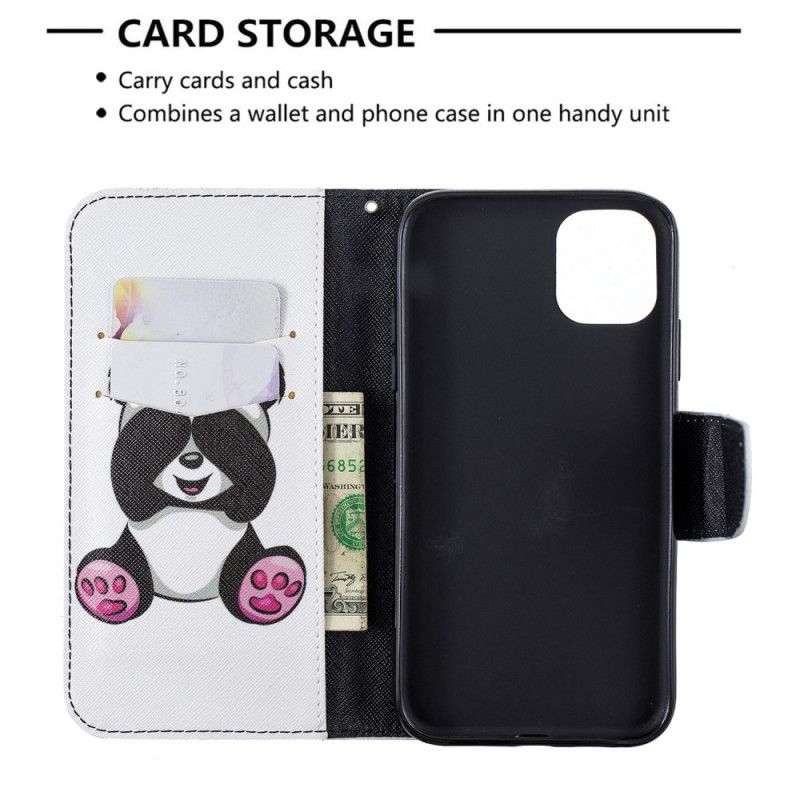 Fodral för iPhone 11 Rolig Panda