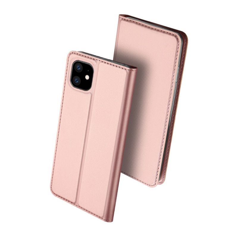 Folio-fodral iPhone 11 Svart Skin Pro Series Dux Ducis