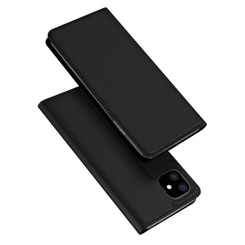 Folio-fodral iPhone 11 Svart Skin Pro Series Dux Ducis