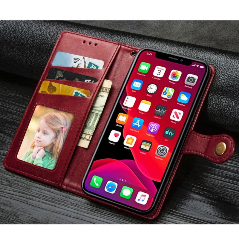 Läderfodral iPhone 11 Svart Premiumdesign