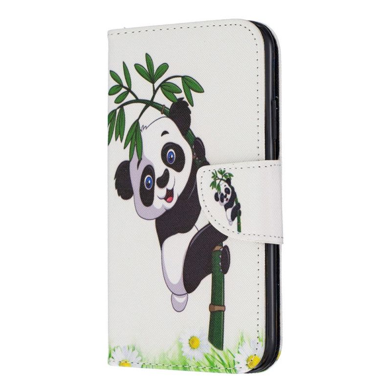 Läderskal iPhone 11 Panda På Bambu