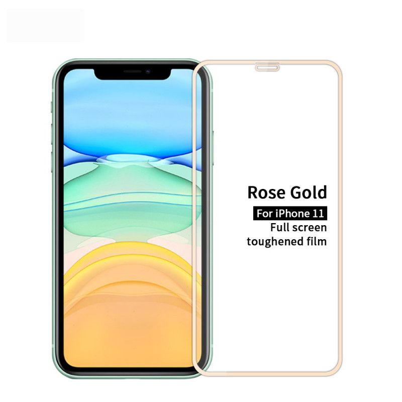 Mofi iPhone 11 Svart Skydd Av Härdat Glas