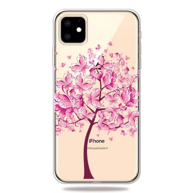 Skal för iPhone 11 Rosa Trädtopp