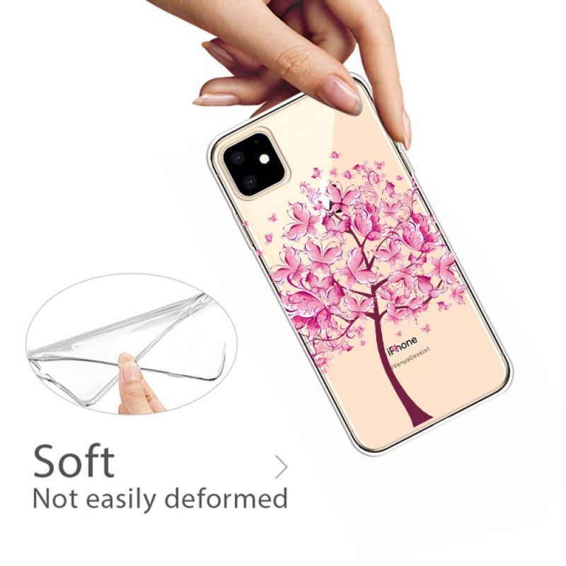 Skal för iPhone 11 Rosa Trädtopp