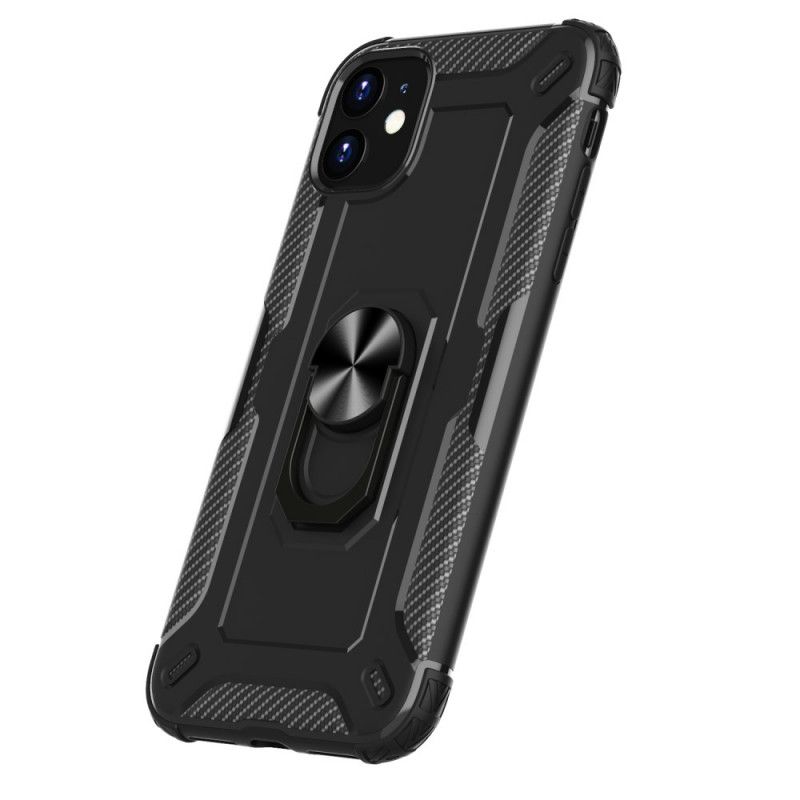 Skal för iPhone 11 Svart Silikonringhållare