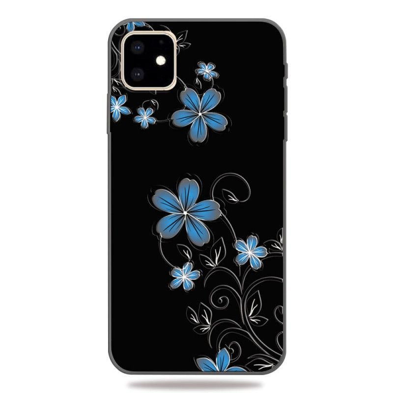 Skal iPhone 11 Blå Blommor