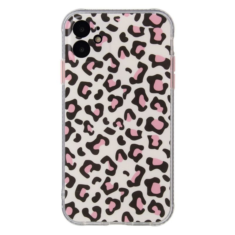 Skal iPhone 11 Magenta Leopardstil