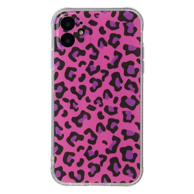 Skal iPhone 11 Magenta Leopardstil