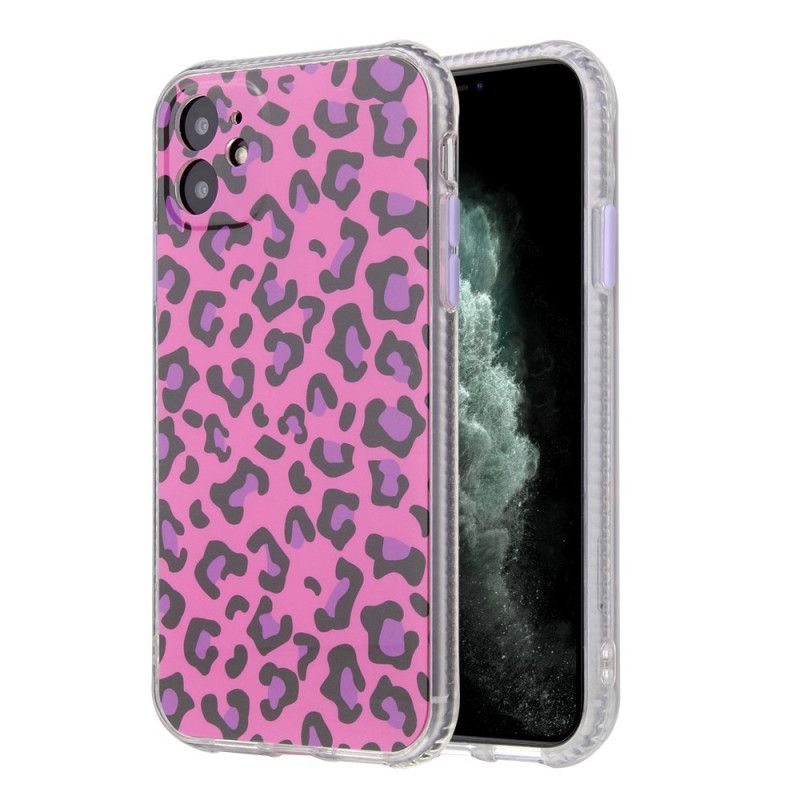 Skal iPhone 11 Magenta Leopardstil