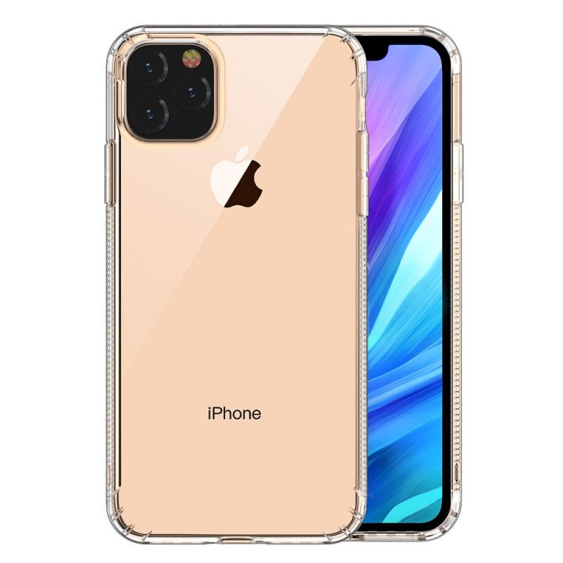 Skal iPhone 11 Svart Mobilskal Genomskinliga Skyddskuddar