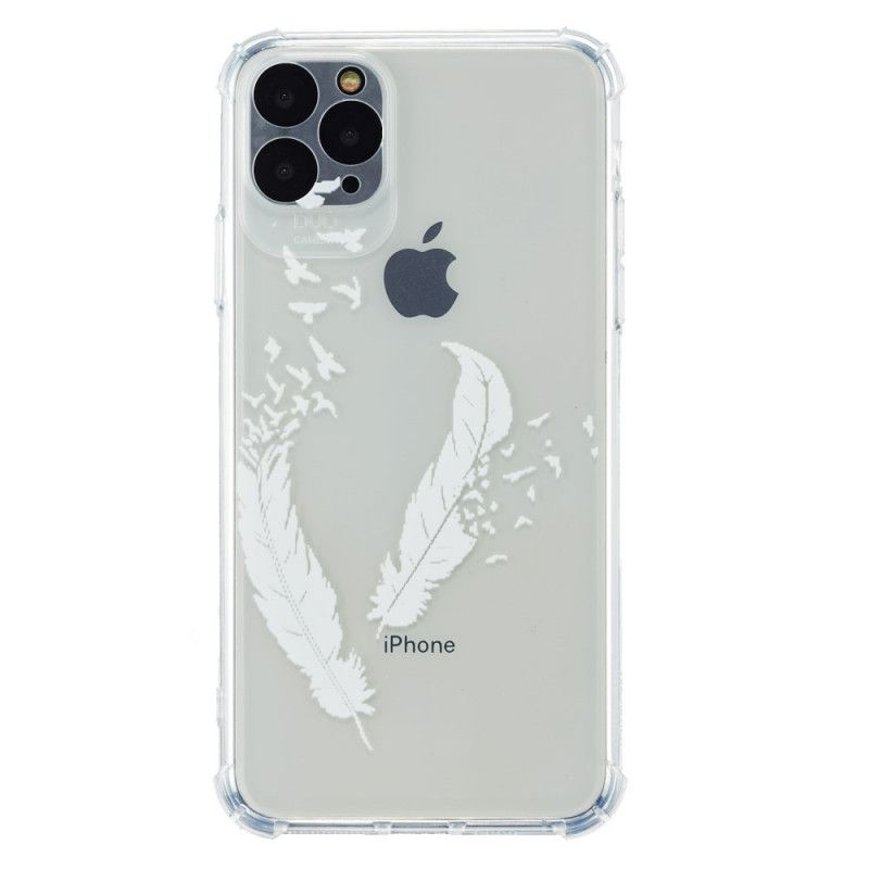 Skal iPhone 11 Svart Silikonfjädrar