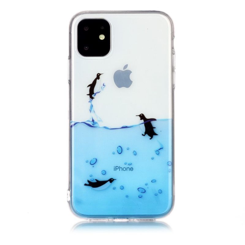 Skal iPhone 11 Transparent Pingvinspel