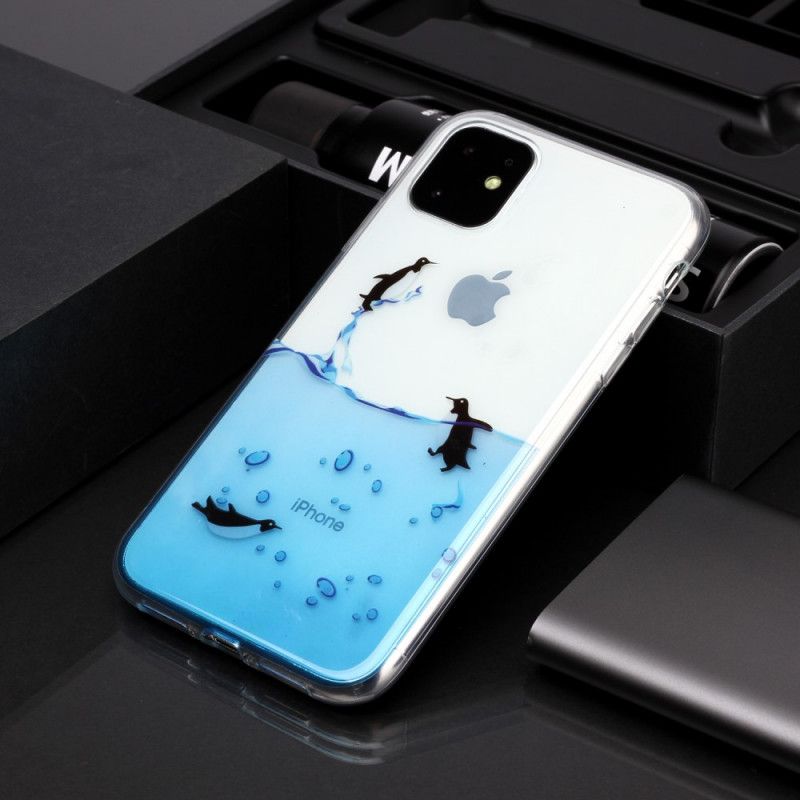 Skal iPhone 11 Transparent Pingvinspel