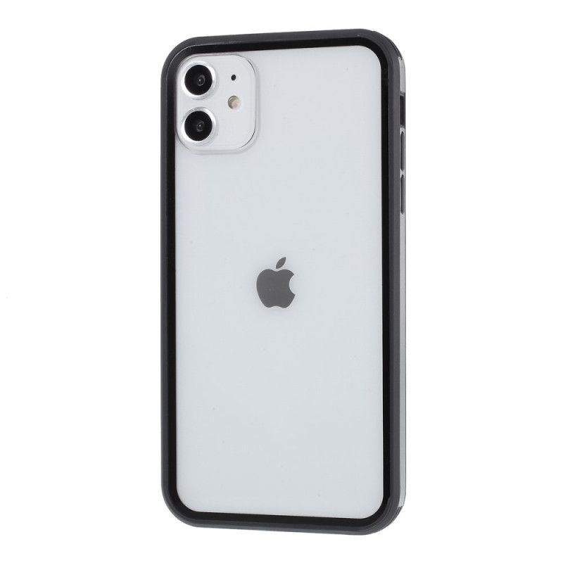 Skal iPhone 11 Vit Hybrid Silikonfälg Design