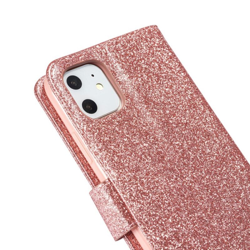 Skyddsfodral iPhone 11 Svart Hjärtglitter