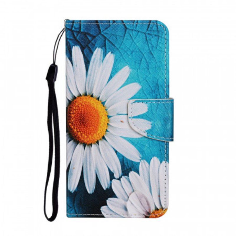 Fodral Samsung Galaxy S22 Ultra 5G Med Kedjar Thong Daisies