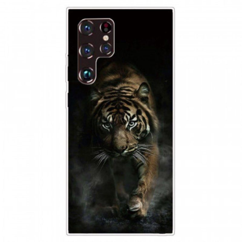 Skal Samsung Galaxy S22 Ultra 5G Flexibel Tiger