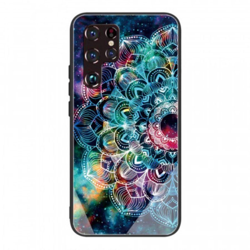 Skal Samsung Galaxy S22 Ultra 5G Mandala Härdat Glas