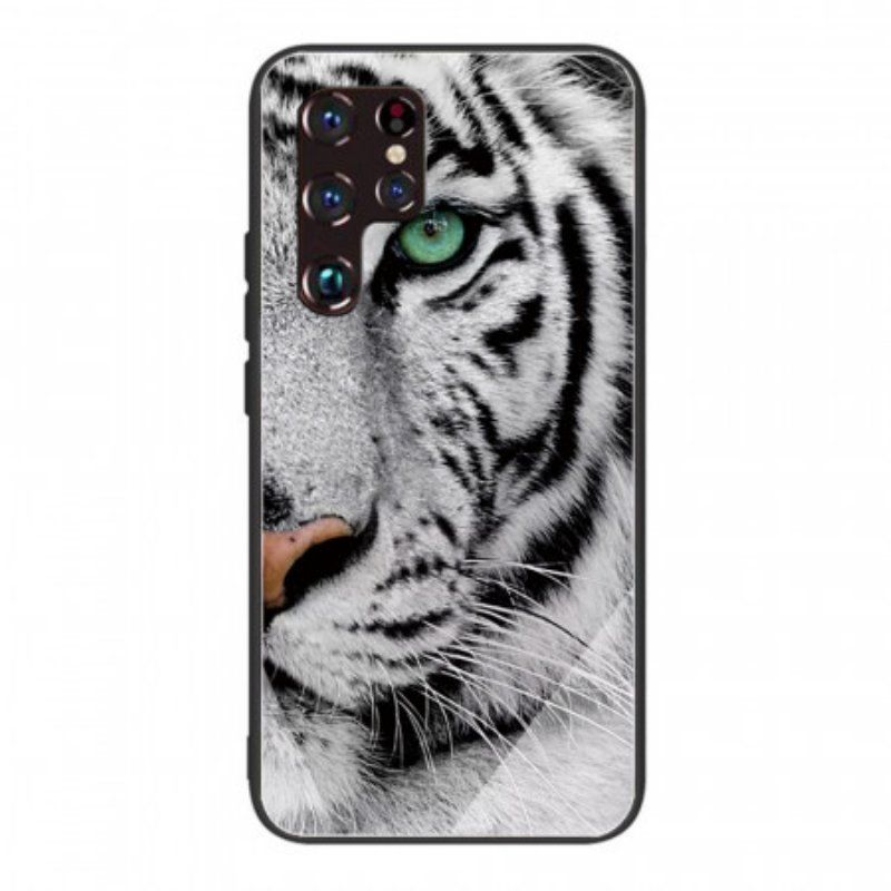 Skal Samsung Galaxy S22 Ultra 5G Tiger Härdat Glas