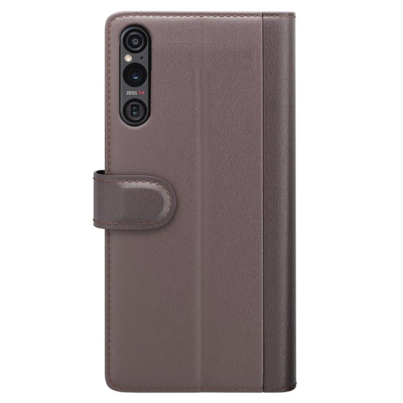 Fodral Sony Xperia 1 Vi Äkta Läder