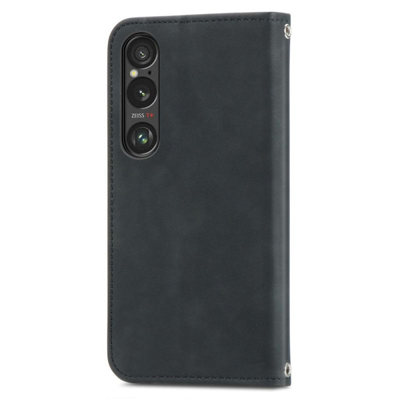 Folio-fodral För Sony Xperia 1 Vi Mockaeffekt