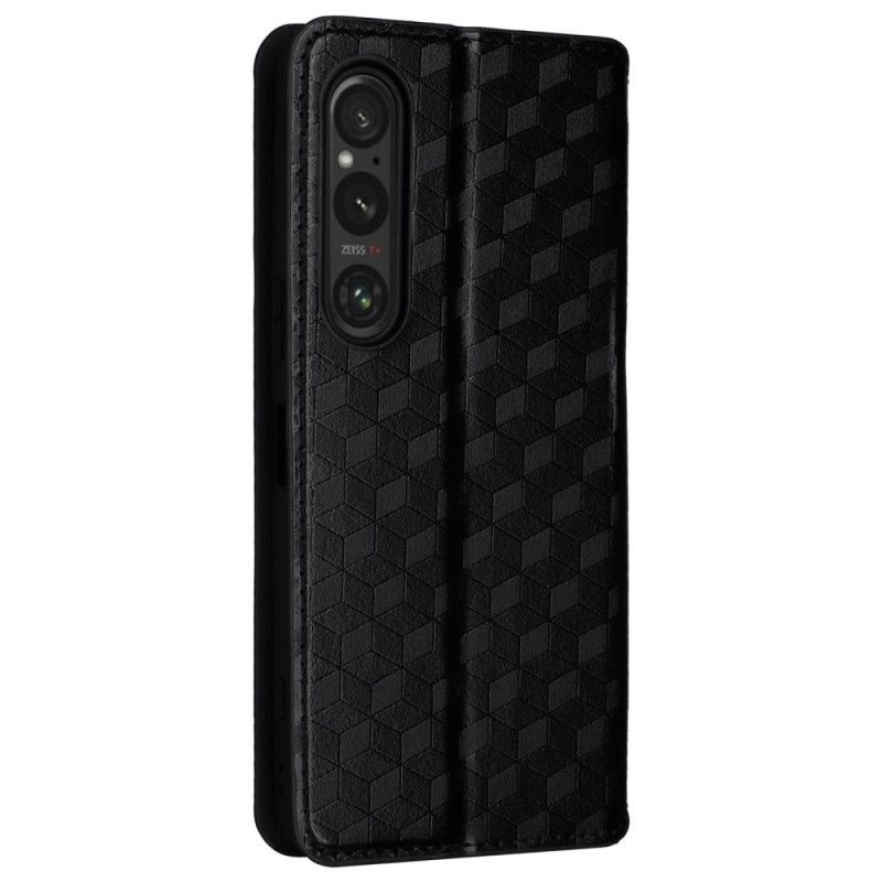 Folio-fodral Sony Xperia 1 Vi 3d-diamantmönster