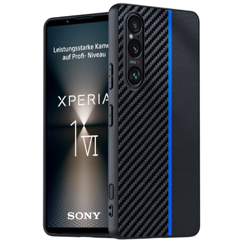 Skal Sony Xperia 1 Vi Telefonfodral Kolfiberstil