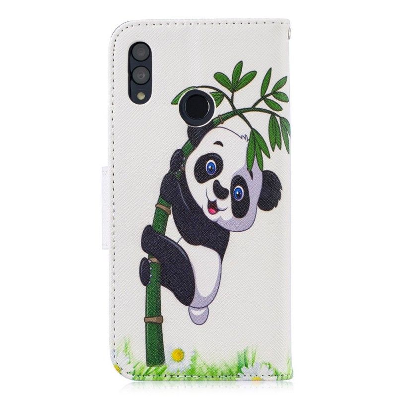Fodral Honor 10 Lite Panda På Bambu