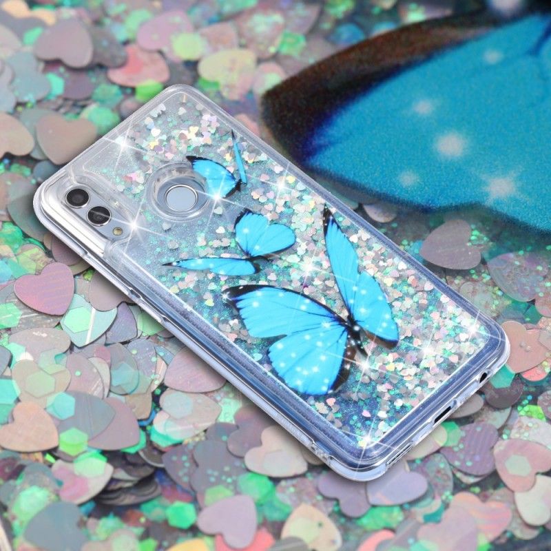 Skal Honor 10 Lite Glitter Flygande Fjärilar