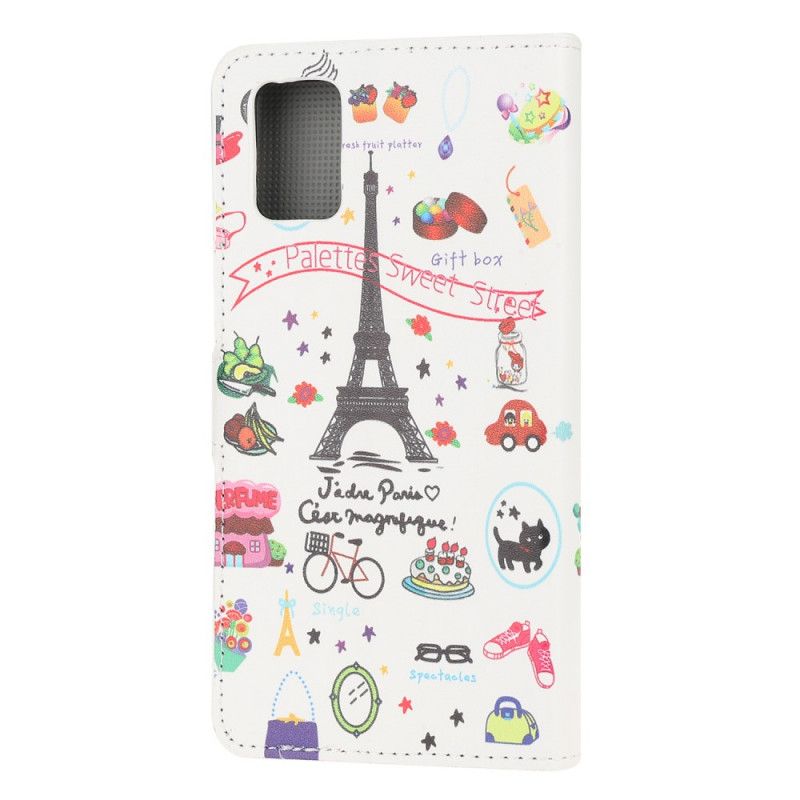 Fodral för Samsung Galaxy M51 Jag Älskar Paris