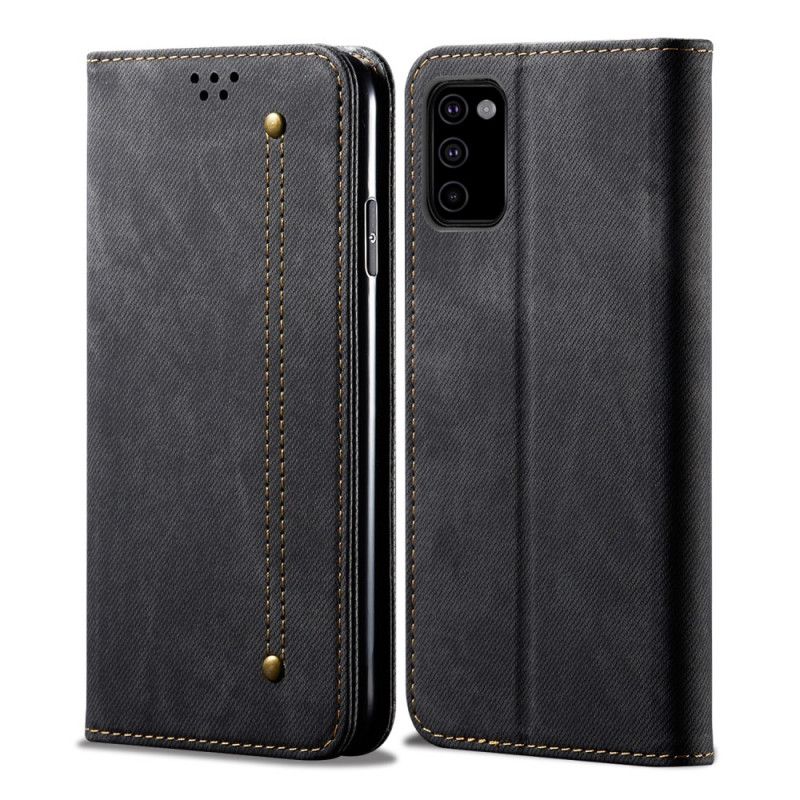 Folio-fodral Samsung Galaxy M51 Svart Jeanstyg