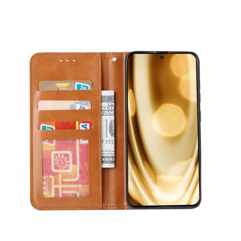 Folio-fodral Samsung Galaxy M51 Svart Korthållare I Konstläder