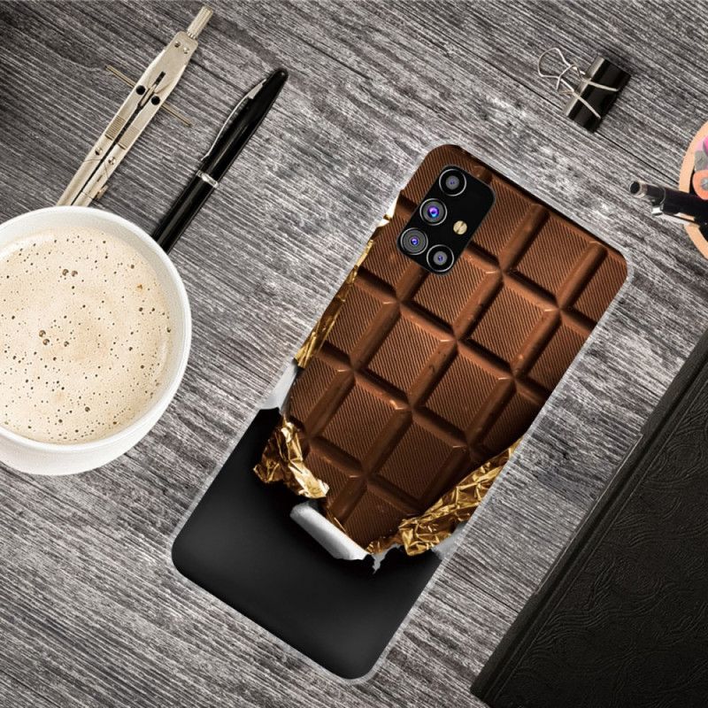 Skal Samsung Galaxy M51 Brun Flexibel Choklad