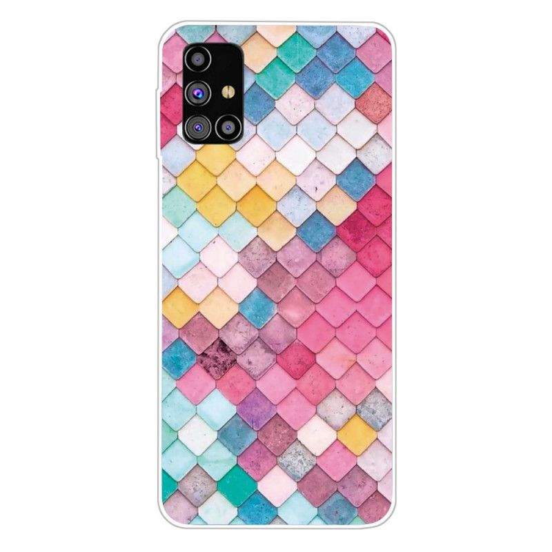 Skal Samsung Galaxy M51 Rosa Mobilskal Målning