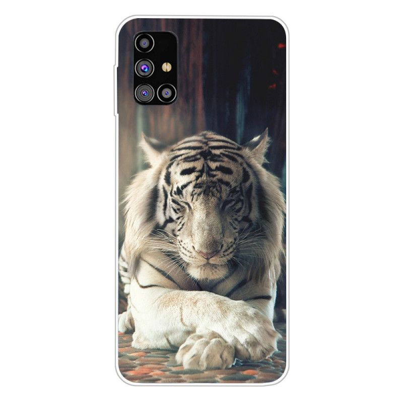 Skal Samsung Galaxy M51 Svart Flexibel Tiger