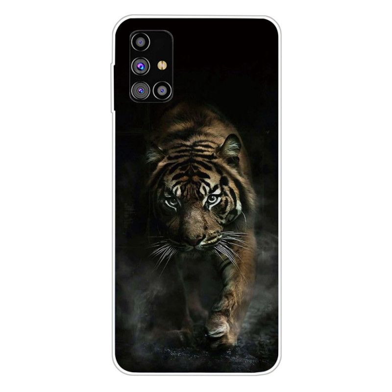 Skal Samsung Galaxy M51 Svart Flexibel Tiger