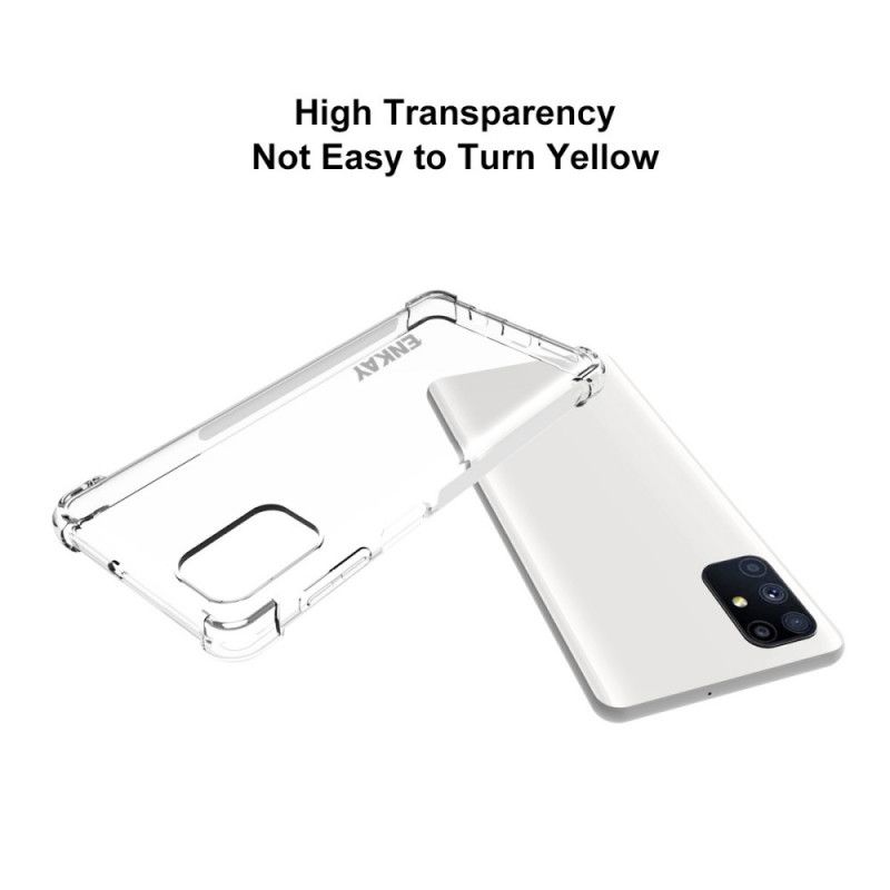 Skal Samsung Galaxy M51 Transparent Enkay