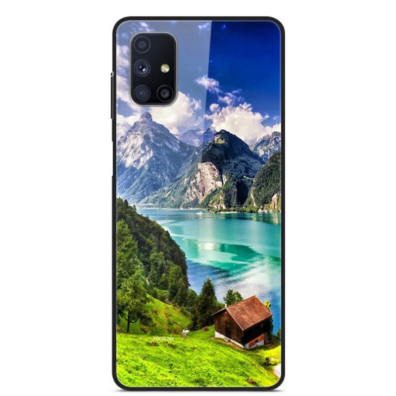 Skal Samsung Galaxy M51 Vit Mountain Hybrid