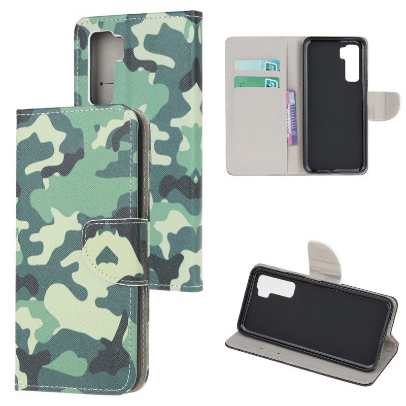 Fodral Huawei P40 Lite 5G Militär Kamouflage