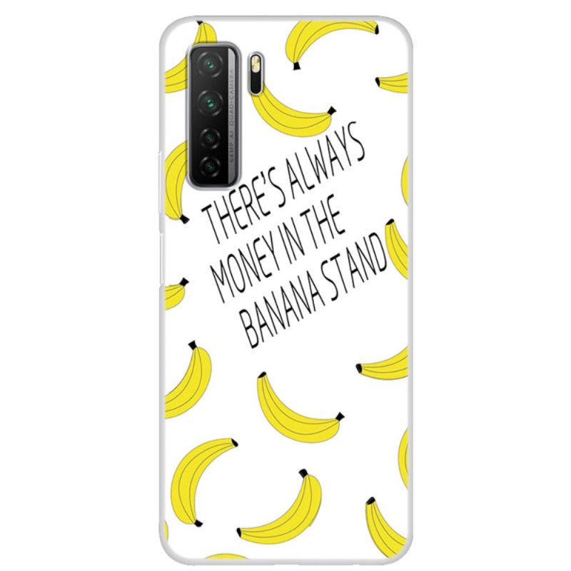 Skal Huawei P40 Lite 5G Mobilskal Genomskinliga Bananpengar