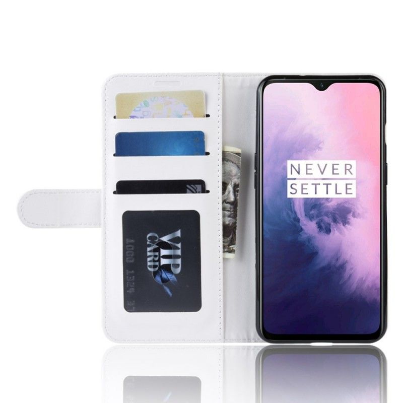 Fodral OnePlus 7 Svart Avancerat Konstläder