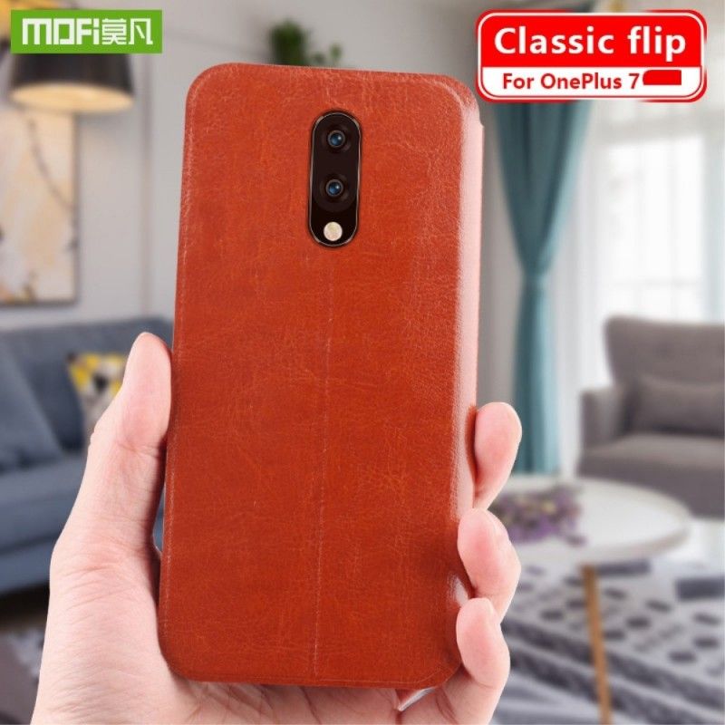 Folio-fodral OnePlus 7 Svart Mofi