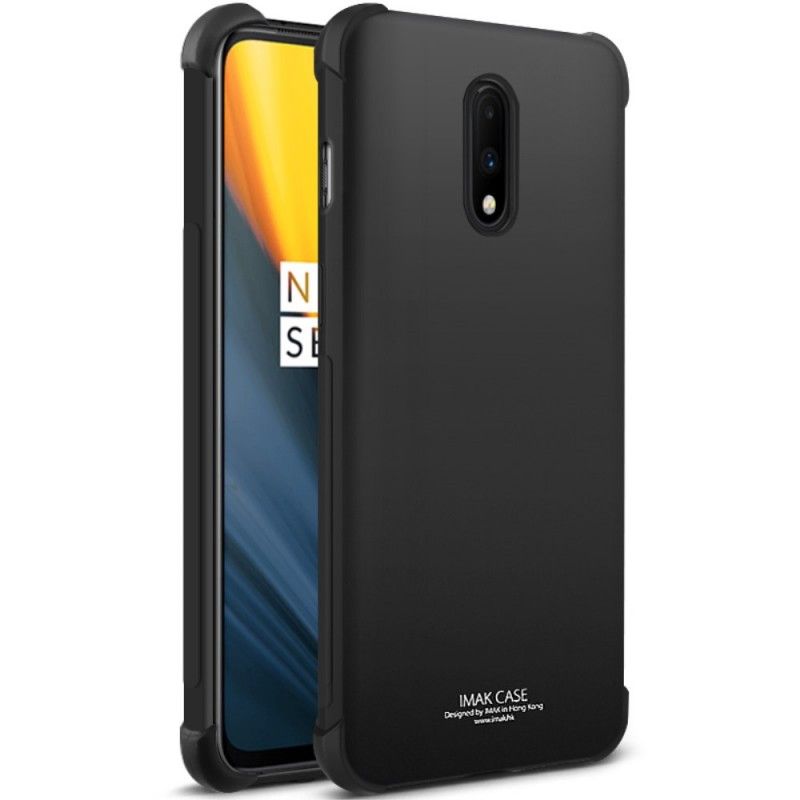 Skal för OnePlus 7 Svart Flexibel Silikon Med Imak Skärmfilm