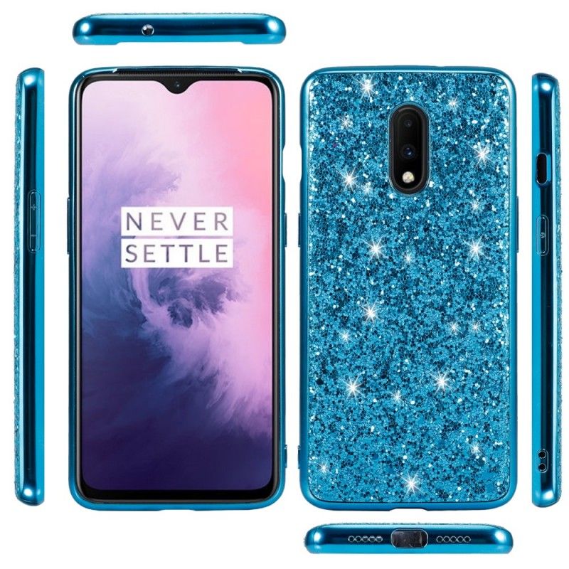 Skal OnePlus 7 Svart Premium Glitter