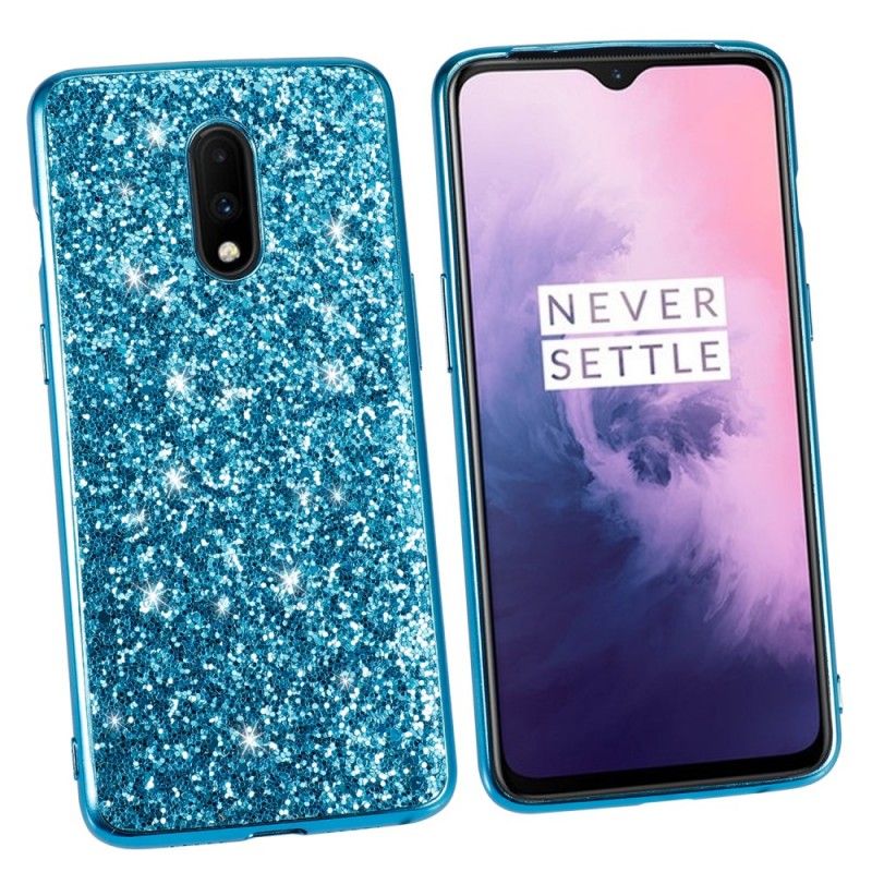 Skal OnePlus 7 Svart Premium Glitter