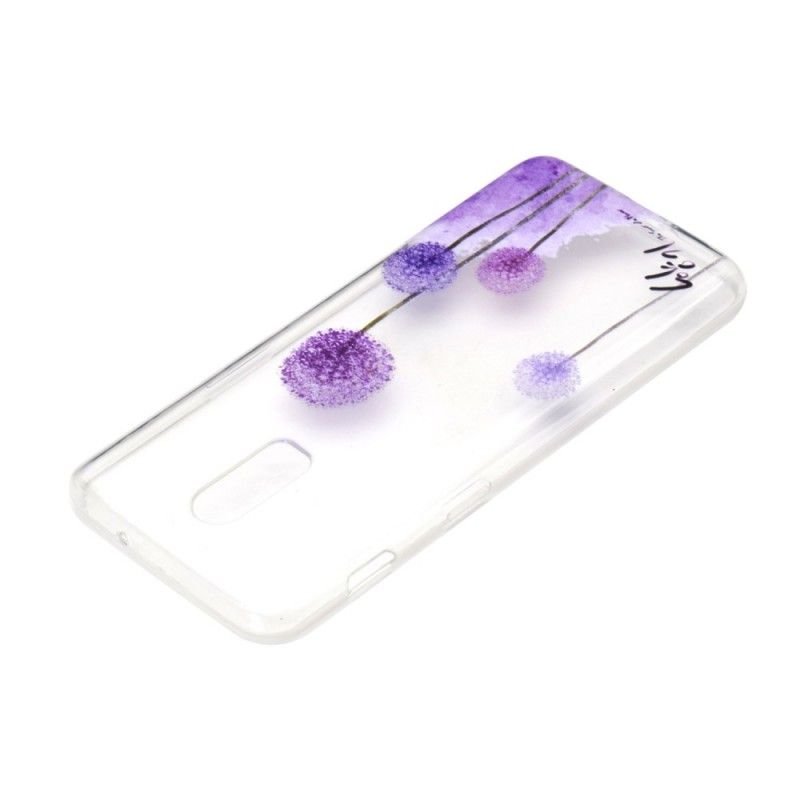 Skal OnePlus 7 Transparent Färgade Maskrosor