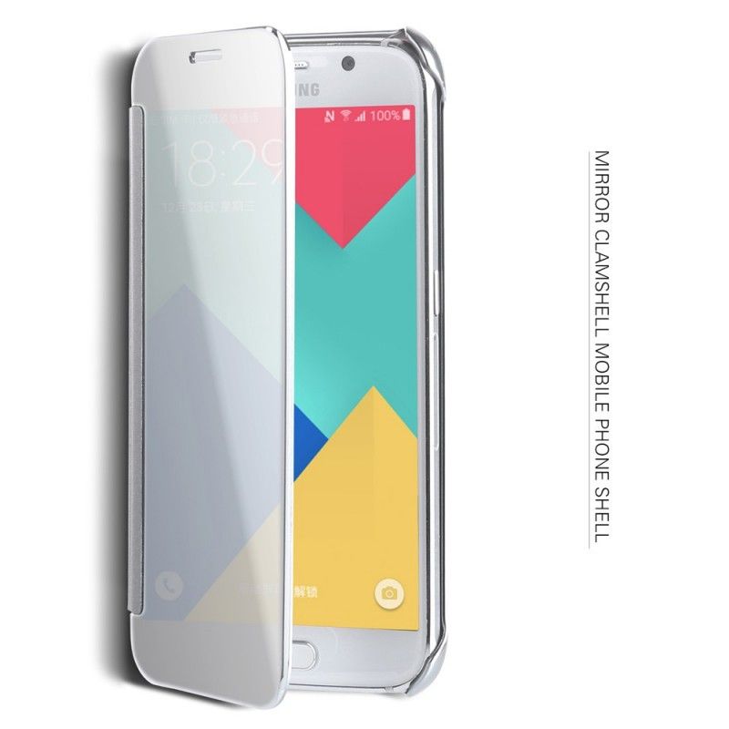 Folio-fodral för Samsung Galaxy A3 2017 Svart Spegel