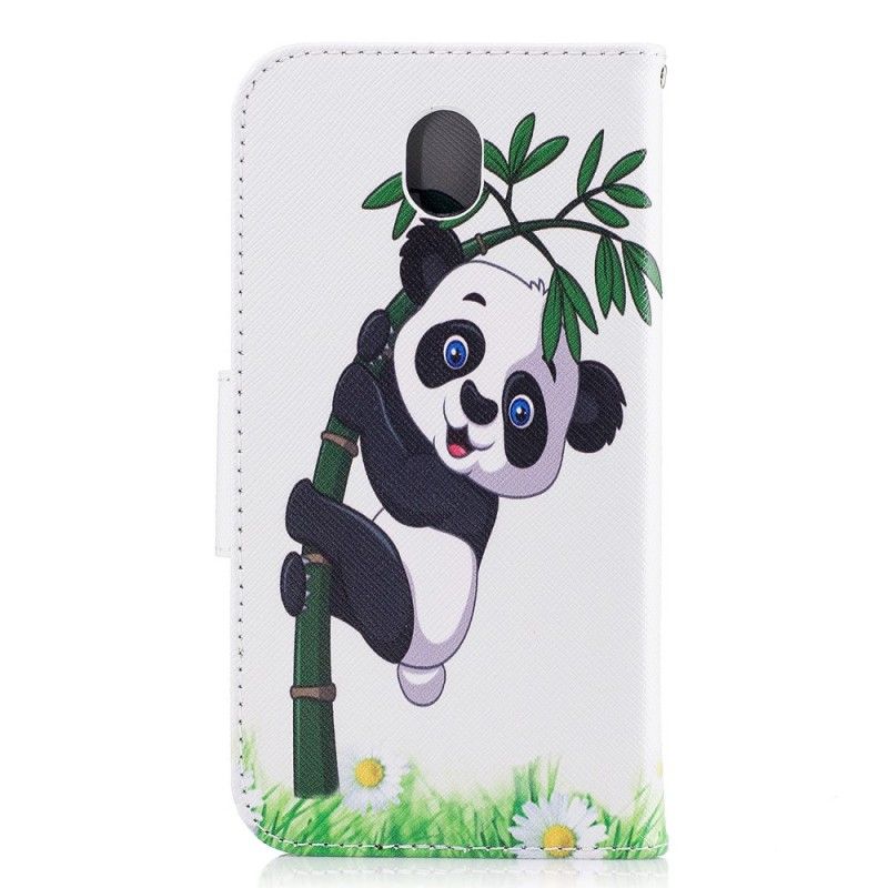 Fodral för Samsung Galaxy J7 2017 Panda På Bambu